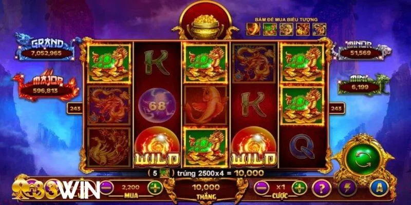 Bí ẩn kho báu tứ linh - Cơ hội vàng tại 33WIN