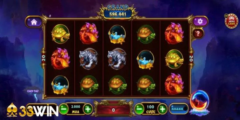 Bí kíp chinh phục game kho báu tứ linh tại 33WIN